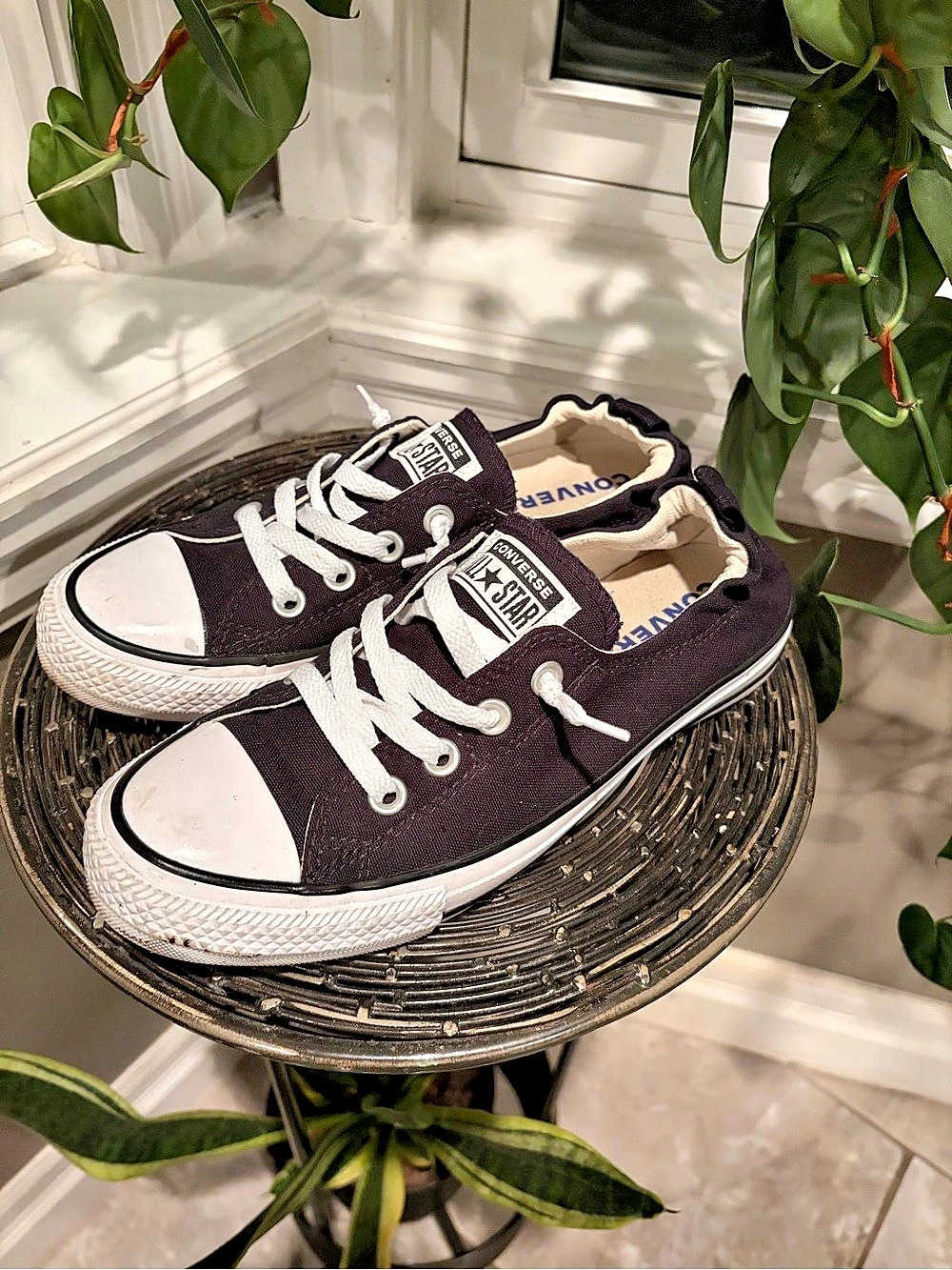 Converse Chuck Taylor All Star Madison Black & White Sneakers